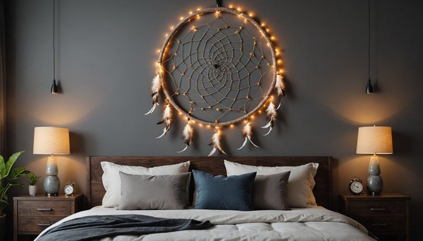 Apportez une touche féerique avec la tête de lit attrape rêve